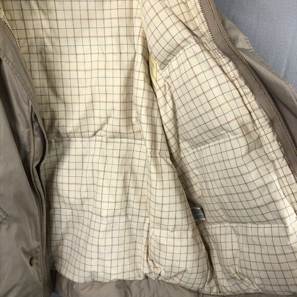 Vintage Authentic Imports Coat Mens Extra Large Tan Duck Down Hunting Jacket - Picture 6 of 12